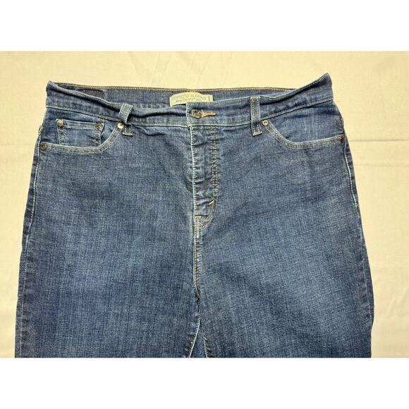 Levis 512 Women's Perfectly Slimming Bootcut Blue Jeans - Size 16M (34x30.5) - Picture 5 of 7